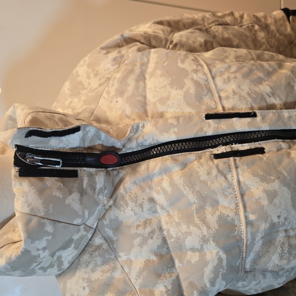 Obermeyer Limelight Camo Insulated Puffer Ski Snow Jacket Size 12 Junior - Picture 6 of 14